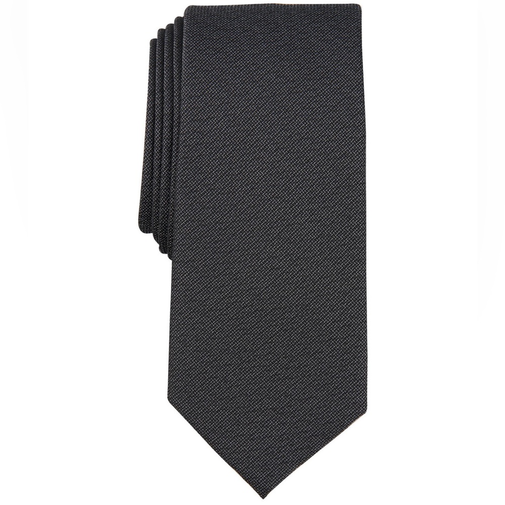 Alfani Alfatech Men's Roseau Grey Solid Tie